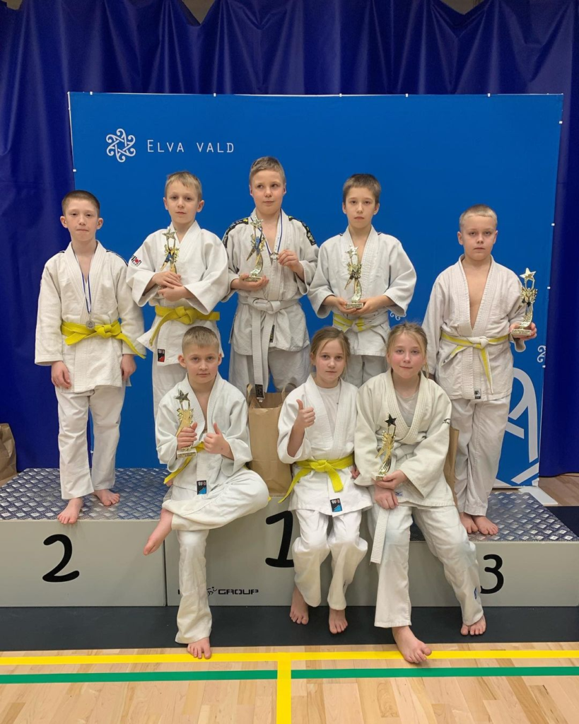 Judoklubi KIBUVITS liikmeid