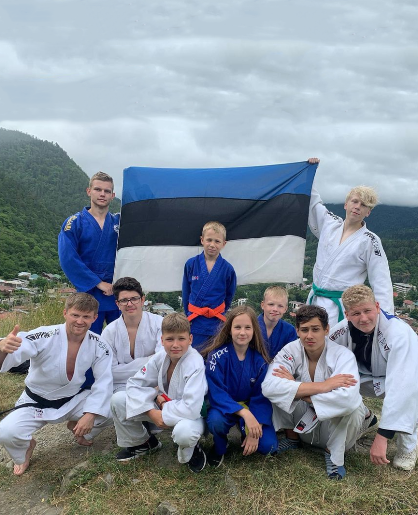 Judoklubi KIBUVITS liikmeid